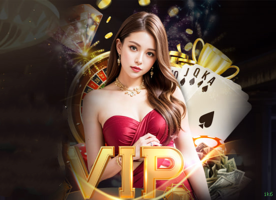 Imagem promocional do cassino online da ik6 mostrando jogos ao vivo